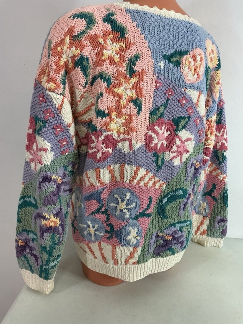 Northern Isles Vintage Floral Sweater Cottagecore Womens Small - Picture 5 of 7